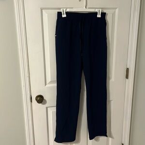 Jaanuu Women’s Essential Scrub Pants Navy Small TALL